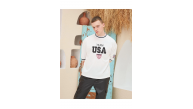 Erkek Bisiklet Yaka Tişört Nakış İşlemeli Kısa Kol Oversize T-Shirt - Beyaz Erkek Bisiklet Yaka Tişört Nakış İşlemeli Kısa Kol Oversize T-Shirt - Beyaz