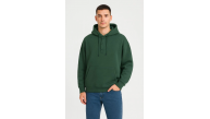 Erkek Kapüşonlu Hoodie Cepli Çıtçıtlı 3 İplik Pamuklu Sweatshirt - Haki Erkek Kapüşonlu Hoodie Cepli Çıtçıtlı 3 İplik Pamuklu Sweatshirt - Haki