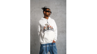 Erkek Kapüşonlu Kanguru Cepli Sweatshirt 3 İplik Pamuklu Baskılı Hoodie - Beyaz Erkek Kapüşonlu Kanguru Cepli Sweatshirt 3 İplik Pamuklu Baskılı Hoodie - Beyaz