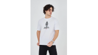 Erkek Baskılı T-Shirt Kısa Kol Bisiklet Yaka Regular Fit Rahat Kalıp Günlük Tişört - Beyaz Erkek Baskılı T-Shirt Kısa Kol Bisiklet Yaka Regular Fit Rahat Kalıp Günlük Tişört - Beyaz