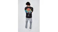 Erkek Baskılı T-Shirt Kısa Kol Bisiklet Yaka Regular Fit Rahat Kalıp Günlük Tişört - Siyah Erkek Baskılı T-Shirt Kısa Kol Bisiklet Yaka Regular Fit Rahat Kalıp Günlük Tişört - Siyah
