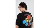 Erkek Baskılı T-Shirt Kısa Kol Bisiklet Yaka Regular Fit Rahat Kalıp Günlük Tişört - Siyah Erkek Baskılı T-Shirt Kısa Kol Bisiklet Yaka Regular Fit Rahat Kalıp Günlük Tişört - Siyah