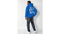 Erkek Baskılı Kapüşonlu Cepli Hoodie 3 İplik Pamuklu Sweatshirt - Saks Mavisi Erkek Baskılı Kapüşonlu Cepli Hoodie 3 İplik Pamuklu Sweatshirt - Saks Mavisi