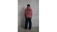 Erkek 3 İplik Pamuklu Kapüşonlu Baskılı Cepli Oversize Sweatshirt Hoodie - Gül Kurusu Erkek 3 İplik Pamuklu Kapüşonlu Baskılı Cepli Oversize Sweatshirt Hoodie - Gül Kurusu