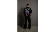 Erkek Oversize Tişört Golf GTI Retro Araba Baskılı T-shirt - Siyah Erkek Oversize Tişört Golf GTI Retro Araba Baskılı T-shirt - Siyah
