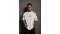Erkek Baskılı T-Shirt Oversize Kısa kol Bisiklet yaka tişort - Beyaz Erkek Baskılı T-Shirt Oversize Kısa kol Bisiklet yaka tişort - Beyaz