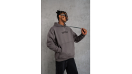 Erkek 3 İplik Pamuklu Kapüşonlu Kanguru Cepli Sweatshirt Hoodie - Gri Erkek 3 İplik Pamuklu Kapüşonlu Kanguru Cepli Sweatshirt Hoodie - Gri