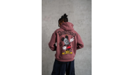 Erkek 3 İplik Pamuklu Kapüşonlu Kanguru Cepli Sweatshirt Hoodie - Gül Kurusu Erkek 3 İplik Pamuklu Kapüşonlu Kanguru Cepli Sweatshirt Hoodie - Gül Kurusu