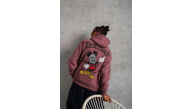 Erkek 3 İplik Pamuklu Kapüşonlu Kanguru Cepli Sweatshirt Hoodie - Gül Kurusu Erkek 3 İplik Pamuklu Kapüşonlu Kanguru Cepli Sweatshirt Hoodie - Gül Kurusu