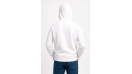 Erkek 3 İplik Pamuklu Kapüşonlu Kanguru Cepli SweatShirt hoodie - Beyaz Erkek 3 İplik Pamuklu Kapüşonlu Kanguru Cepli SweatShirt hoodie - Beyaz