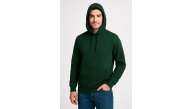 Erkek 3 İplik Pamuklu Kapüşonlu Kanguru Cepli SweatShirt hoodie - Haki Erkek 3 İplik Pamuklu Kapüşonlu Kanguru Cepli SweatShirt hoodie - Haki