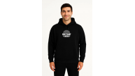 Erkek Kapüşonlu Kanguru Cepli Sweatshirt 3 İplik Pamuklu Baskılı Hoodie - Siyah Erkek Kapüşonlu Kanguru Cepli Sweatshirt 3 İplik Pamuklu Baskılı Hoodie - Siyah