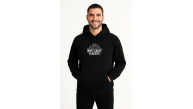 Erkek Kapüşonlu Kanguru Cepli Sweatshirt 3 İplik Pamuklu Baskılı Hoodie - Siyah Erkek Kapüşonlu Kanguru Cepli Sweatshirt 3 İplik Pamuklu Baskılı Hoodie - Siyah
