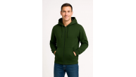 Erkek 3 İplik Pamuklu Kapüşonlu Tam Fermuarlı Cepli Hoodie Sweatshirt - Haki Erkek 3 İplik Pamuklu Kapüşonlu Tam Fermuarlı Cepli Hoodie Sweatshirt - Haki