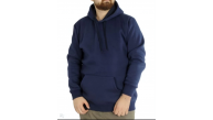 Erkek 3 İplik Pamuklu Kapüşonlu Cepli Oversize Hoodie Sweatshirt - Lacivert Erkek 3 İplik Pamuklu Kapüşonlu Cepli Oversize Hoodie Sweatshirt - Lacivert