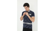 Erkek Polo Yaka tişört Slim Fit Baskılı Kısa kol T-Shirt - Lacivert Erkek Polo Yaka tişört Slim Fit Baskılı Kısa kol T-Shirt - Lacivert