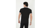 Erkek Polo Yaka tişört Slim Fit Baskılı Kısa kol T-Shirt - Siyah Erkek Polo Yaka tişört Slim Fit Baskılı Kısa kol T-Shirt - Siyah