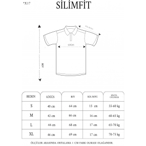 Erkek Polo Yaka tişört Slim Fit Dokuma Çizgili T-Shirt - Mavi