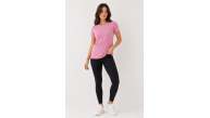 Kadın Basic Bisiklet Yaka Yazlık Slim fit T-Shirt - Pudra Pembe & Petrol Mavi Kadın Basic Bisiklet Yaka Yazlık Slim fit T-Shirt - Pudra Pembe & Petrol Mavi