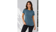 Kadın Basic Bisiklet Yaka Yazlık Slim fit T-Shirt - Pudra Pembe & Petrol Mavi Kadın Basic Bisiklet Yaka Yazlık Slim fit T-Shirt - Pudra Pembe & Petrol Mavi