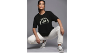 Kadın Baskılı T-Shirt Kısa Kol Bisiklet Yaka Oversize Rahat Kalıp Tişört - Siyah Kadın Baskılı T-Shirt Kısa Kol Bisiklet Yaka Oversize Rahat Kalıp Tişört - Siyah