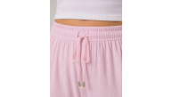 Kadın Battal Beden Bürümcük Kumaş Beli Lastikli Bağcıklı Bol Paça Palazzo Pantolon - Pembe Kadın Battal Beden Bürümcük Kumaş Beli Lastikli Bağcıklı Bol Paça Palazzo Pantolon - Pembe