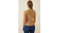 Kadın Full Likralı Fitilli Kaşkorse Body - Camel Kadın Full Likralı Fitilli Kaşkorse Body - Camel