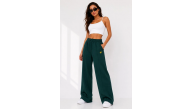 Kadın Osy Modal Yumuşak Dokulu Cima Dikişli Nakışlı Cepli Oversize Bol Paça Eşofman Altı - Yeşil Kadın Osy Modal Yumuşak Dokulu Cima Dikişli Nakışlı Cepli Oversize Bol Paça Eşofman Altı - Yeşil
