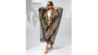 Kadın Rahat Kesim Şifon Kimono - Leopar Kadın Rahat Kesim Şifon Kimono - Leopar