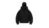 Kadın Samuray Ninja Çift Kapüşonlu Maske Detaylı 3 İplik Hoodie - Siyah Kadın Samuray Ninja Çift Kapüşonlu Maske Detaylı 3 İplik Hoodie - Siyah