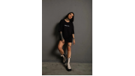 Kadın Oversize Tişört Golf GTI Retro Araba Baskılı T-shirt- Siyah Kadın Oversize Tişört Golf GTI Retro Araba Baskılı T-shirt- Siyah