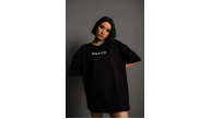 Kadın Oversize Tişört Golf GTI Retro Araba Baskılı T-shirt- Siyah Kadın Oversize Tişört Golf GTI Retro Araba Baskılı T-shirt- Siyah
