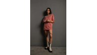 Kadın Oversize Tişört Golf GTI Retro Araba Baskılı T-shirt - Gül Kurusu Kadın Oversize Tişört Golf GTI Retro Araba Baskılı T-shirt - Gül Kurusu