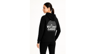Kadın Oversize Kapüşonlu Cepli Baskılı 3 İplik Pamuklu Hoodie Sweatshirt - Siyah Kadın Oversize Kapüşonlu Cepli Baskılı 3 İplik Pamuklu Hoodie Sweatshirt - Siyah