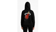 Kadın 3 İplik Pamuklu Kapüşonlu Kanguru Cepli Baskılı Hoodie Sweatshirt - Siyah
