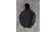 Kadın Kapüşonlu Kanguru Cepli 3 İplik Pamuklu Oversize Hoodie Sweatshirt - Füme Kadın Kapüşonlu Kanguru Cepli 3 İplik Pamuklu Oversize Hoodie Sweatshirt - Füme
