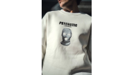 Erkek 3 iplik pamuklu Kışlık Bisiklet Yaka Baskılı SweatShirt - Beyaz Erkek 3 iplik pamuklu Kışlık Bisiklet Yaka Baskılı SweatShirt - Beyaz