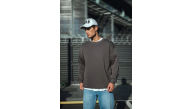 Erkek Bisiklet Yaka 3 iplik Pamuklu Basic SweatShirt - Antrasit Erkek Bisiklet Yaka 3 iplik Pamuklu Basic SweatShirt - Antrasit