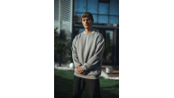 Erkek Bisiklet Yaka 3 İplik pamuklu Basic SweatShirt - Boyalı Gri Erkek Bisiklet Yaka 3 İplik pamuklu Basic SweatShirt - Boyalı Gri