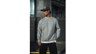 Erkek Kışlık Bisiklet Yaka 3 İplik Basic SweatShirt - Gri Erkek Kışlık Bisiklet Yaka 3 İplik Basic SweatShirt - Gri
