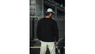 Erkek pamuklu Bisiklet Yaka 3 İplik Basic SweatShirt - Siyah Erkek pamuklu Bisiklet Yaka 3 İplik Basic SweatShirt - Siyah