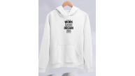 Kadın Oversize Kapüşonlu Cepli Baskılı 3 İplik Pamuklu Hoodie Sweatshirt - Beyaz Kadın Oversize Kapüşonlu Cepli Baskılı 3 İplik Pamuklu Hoodie Sweatshirt - Beyaz
