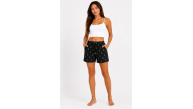 Kız Çocuk Fermuarlı Cepli File Astarlı Premium Deniz Şortu - Siyah Kız Çocuk Fermuarlı Cepli File Astarlı Premium Deniz Şortu - Siyah