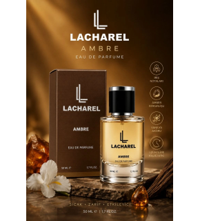 LACHAREL Ambre Eau De Parfum 50 ML Vanilyalı Amber ve Sıcak Baharatlı Parfüm