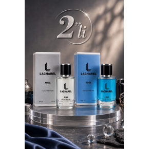 LACHAREL Aura ve Edge 2'li Erkek Parfüm Seti Eau De Parfum 2x50 ML