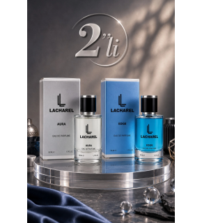 LACHAREL Aura ve Edge 2'li Erkek Parfüm Seti Eau De Parfum 2x50 ML