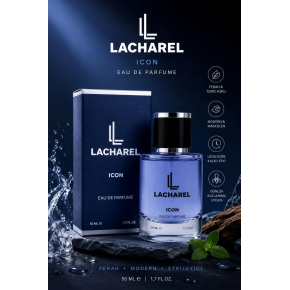 LACHAREL Icon Eau De Parfum 50 ML Ferah Odunsu Amber Maskülen Parfüm