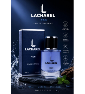 LACHAREL Icon Eau De Parfum 50 ML Ferah Odunsu Amber Maskülen Parfüm