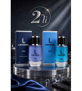 LACHAREL Icon ve Edge 2'li Erkek Parfüm Seti Eau De Parfum 2x50 ML