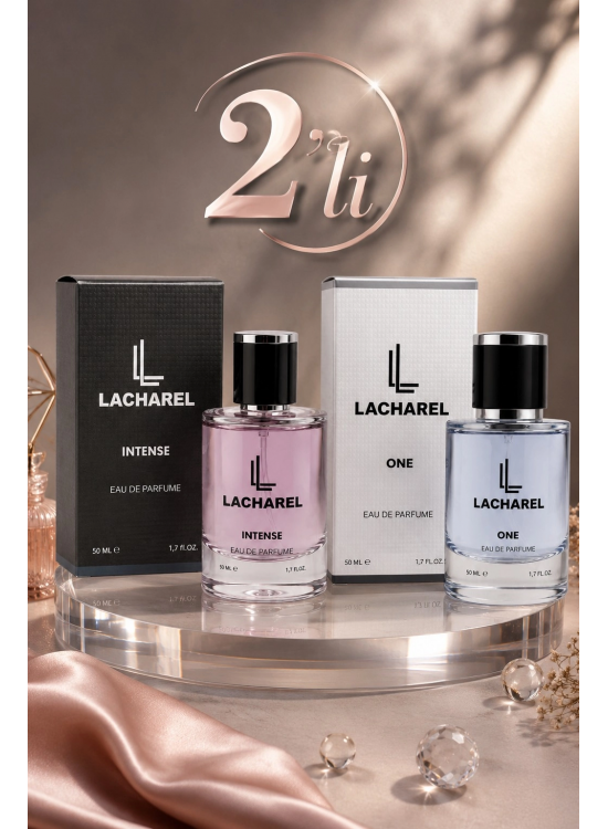 LACHAREL Intense ve One 2'li Kadın Parfüm Seti Eau De Parfum 2x50 ML LACHAREL Intense ve One 2'li Kadın Parfüm Seti Eau De Parfum 2x50 ML